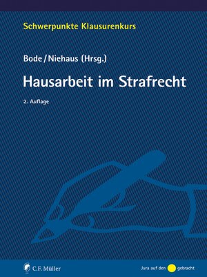 cover image of Hausarbeit im Strafrecht